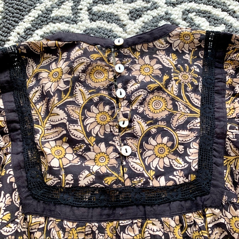 Anthro Cleobella Rafia lace blouse in black - Picture 13 of 13